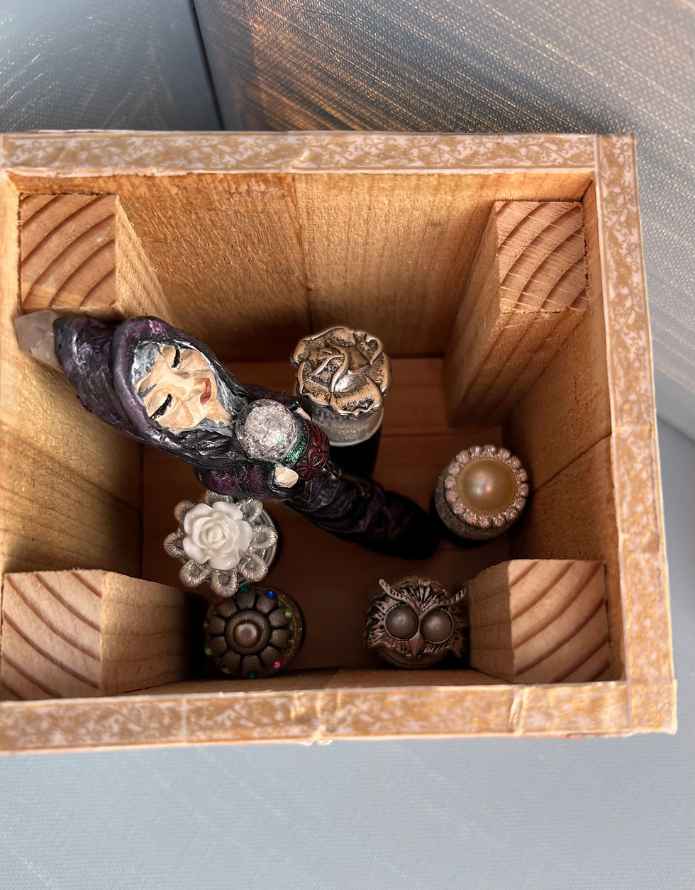 Thumbnail: Mini Royal Altar Set with Upcycled Artbox