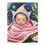Thumbnail: Dreaming Amongst the Lilypads-Kittyearred Pink Blankie-Baby Swaddle Blanket