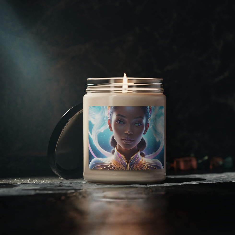 Thumbnail: Air Goddess-Clean Cotton Scented Soy Candle, 9oz