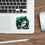Thumbnail: Green Siren Mermaid-Gothic Octo-ish w White n Green Pearl Crown-Die-Cut Stickers