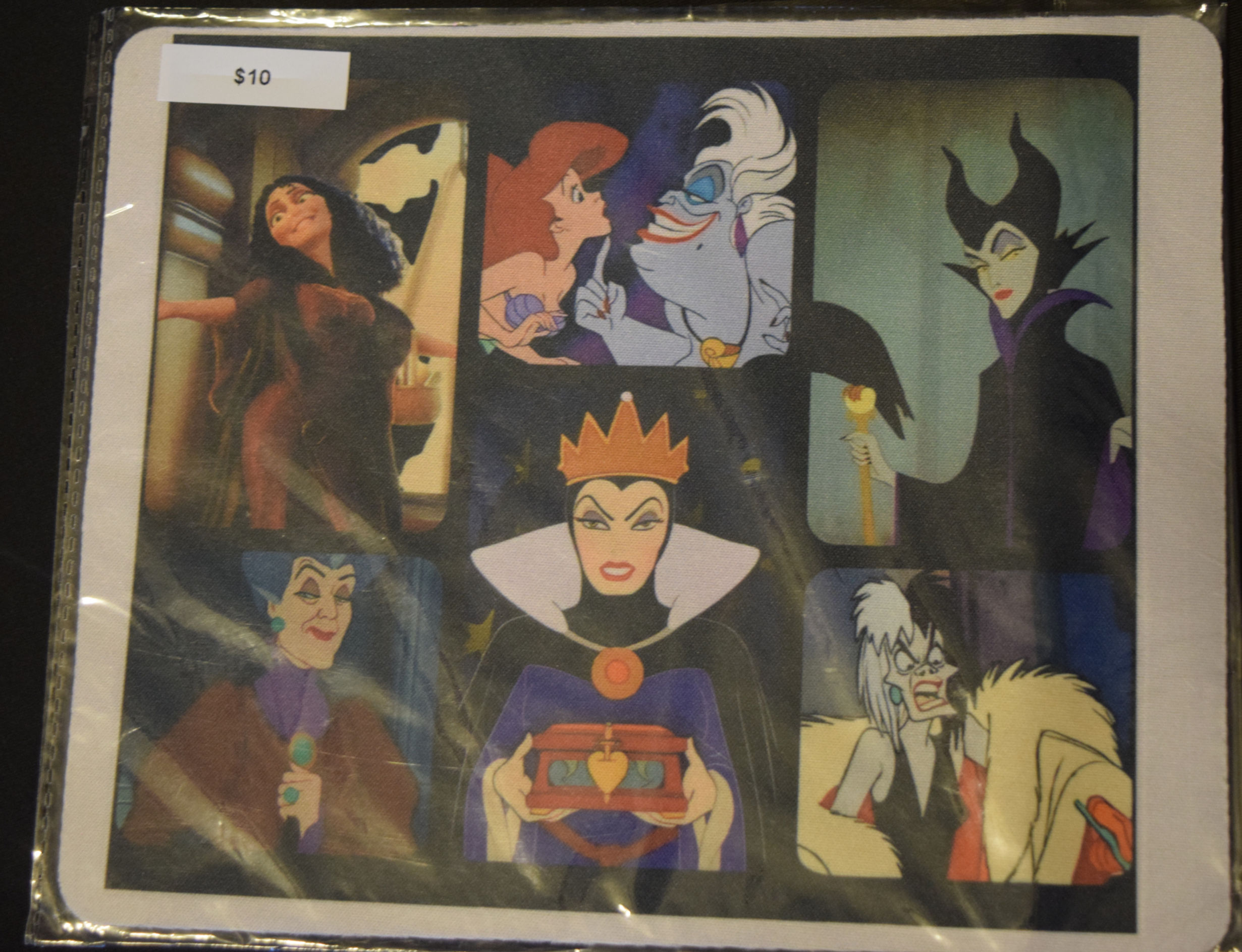 Enchanting Villains Portrait Collage Mouse Pad