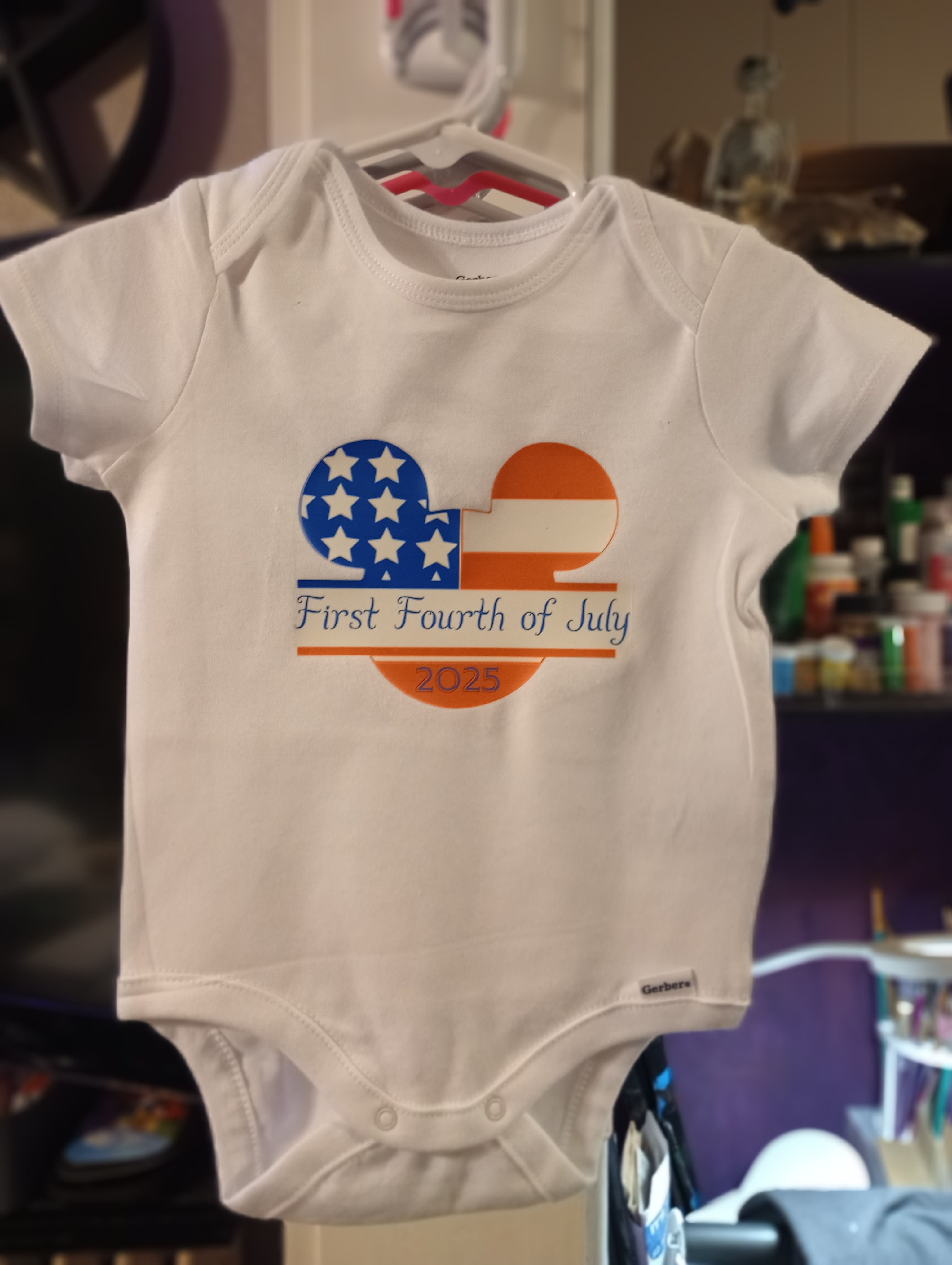 First Fourth of July Onsie
