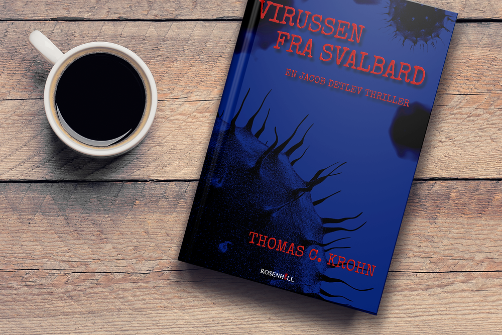 Virussen fra Svalbard sammen med en kop kaffe