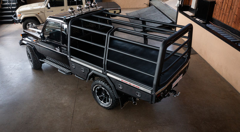 Toyota Land Cruiser Load Bed Cattle Rails, Land Cruiser Overlanding