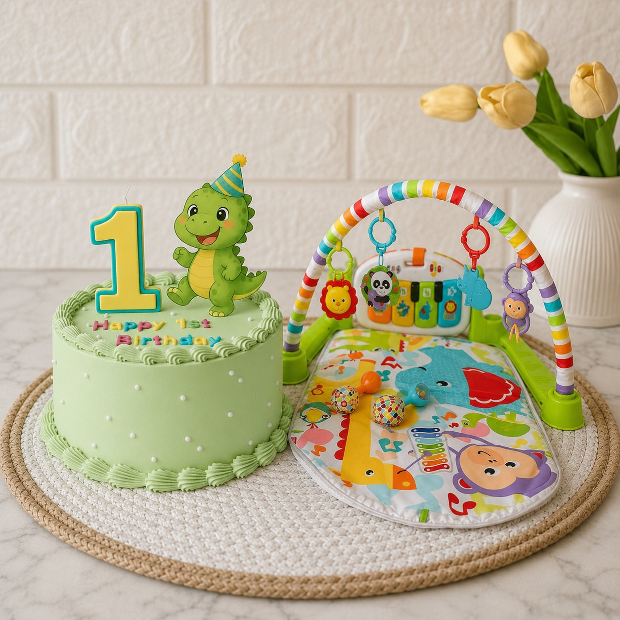 Dino First Birthday Gift Hamper