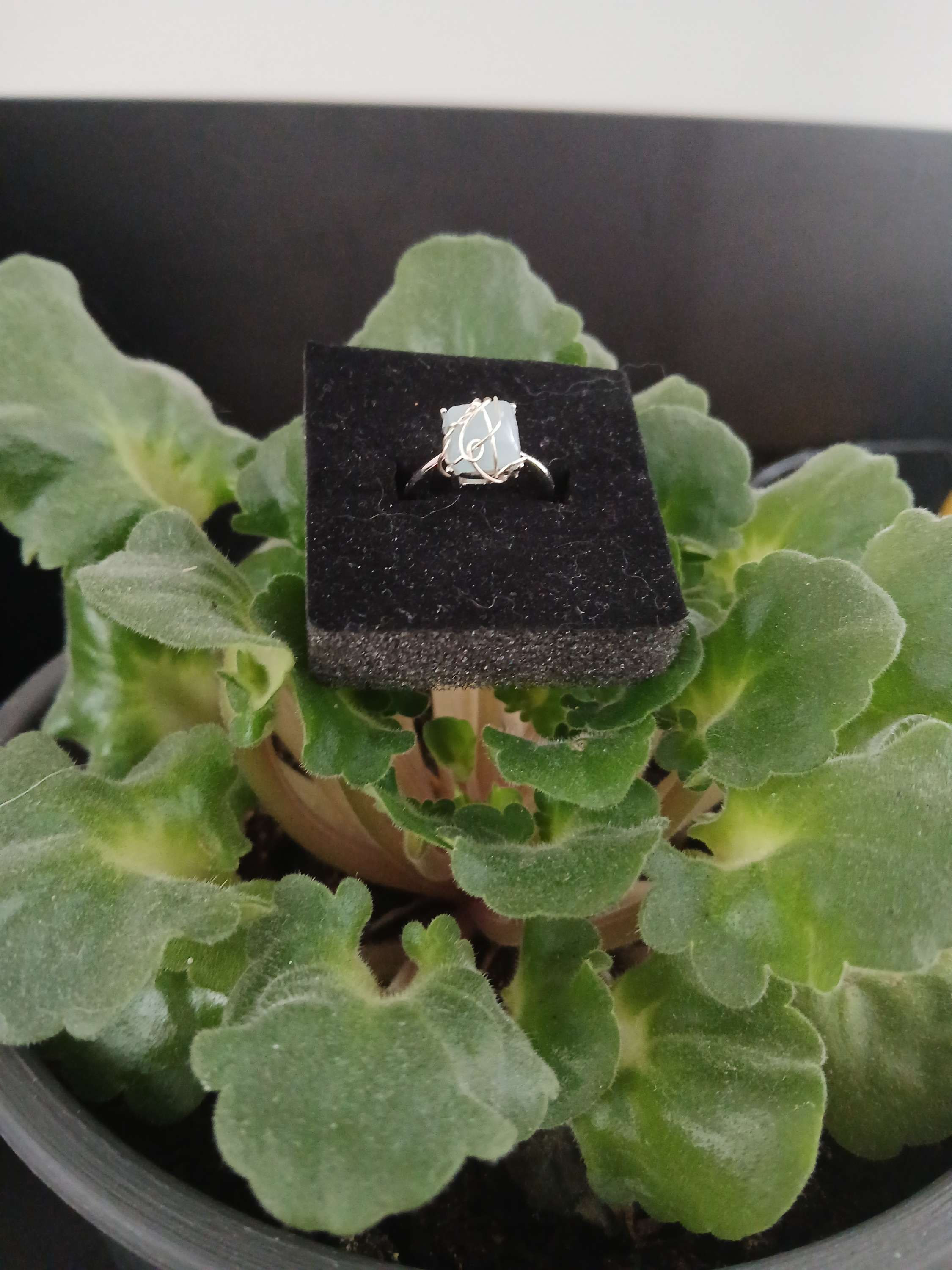 22 bague en aigue marine et en argent sterling 