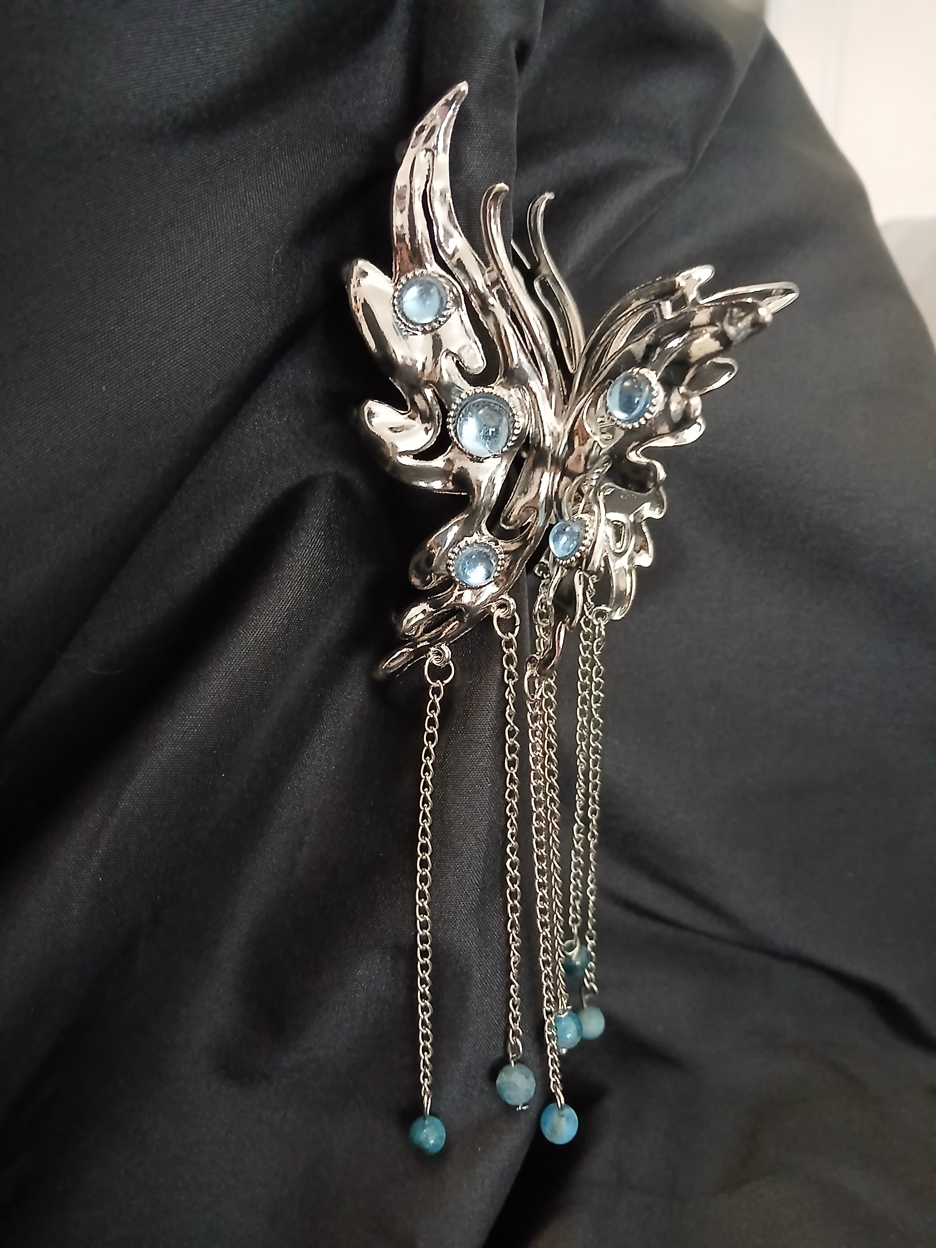 Pince argent apatite