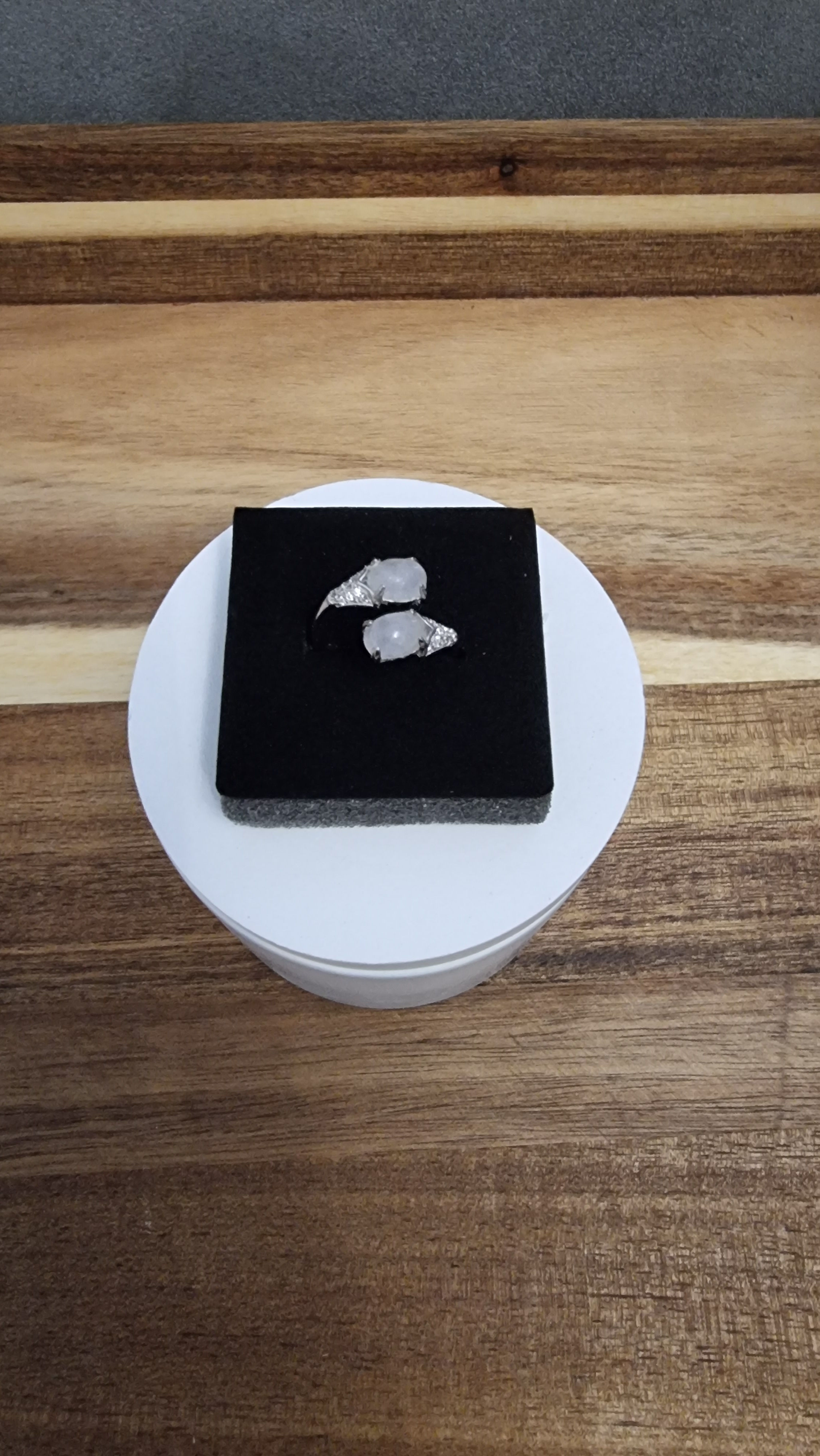 4 Bague en Quartz rose et en argent sterling