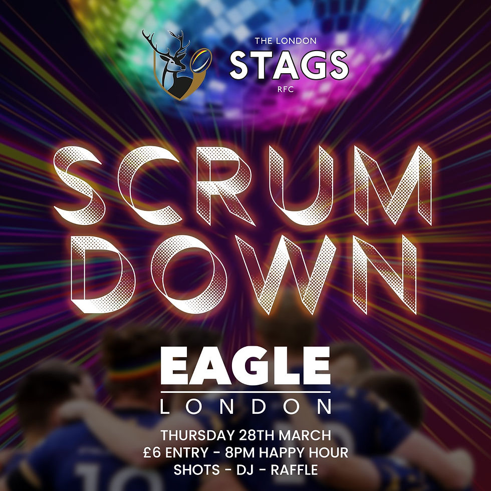 LONDON STAGS RFC SCRUM DOWN