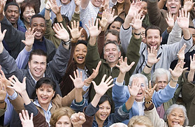 Cheering Crowd