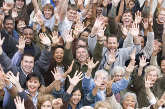 Cheering Crowd