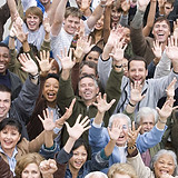 Cheering Crowd