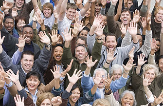 Cheering Crowd