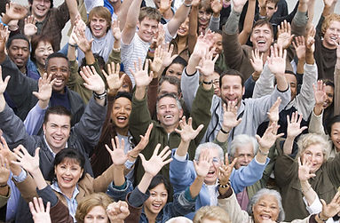 Cheering Crowd