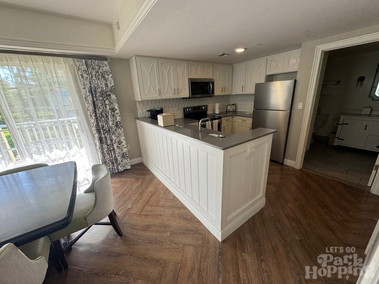 Kitchen area in 3 bedroom grand villa at Disney's Saratoga Springs