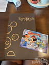 Autograph card at Topolino's Terrace