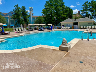 Quiet pool at Disney's Saratoga Springs