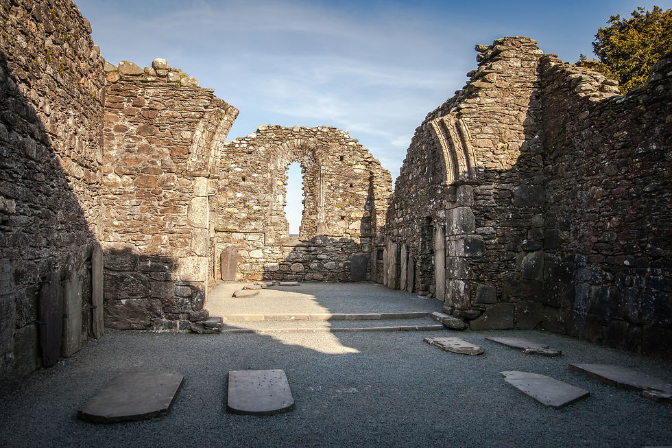 Glendalough Monastery Cathedral Ruins