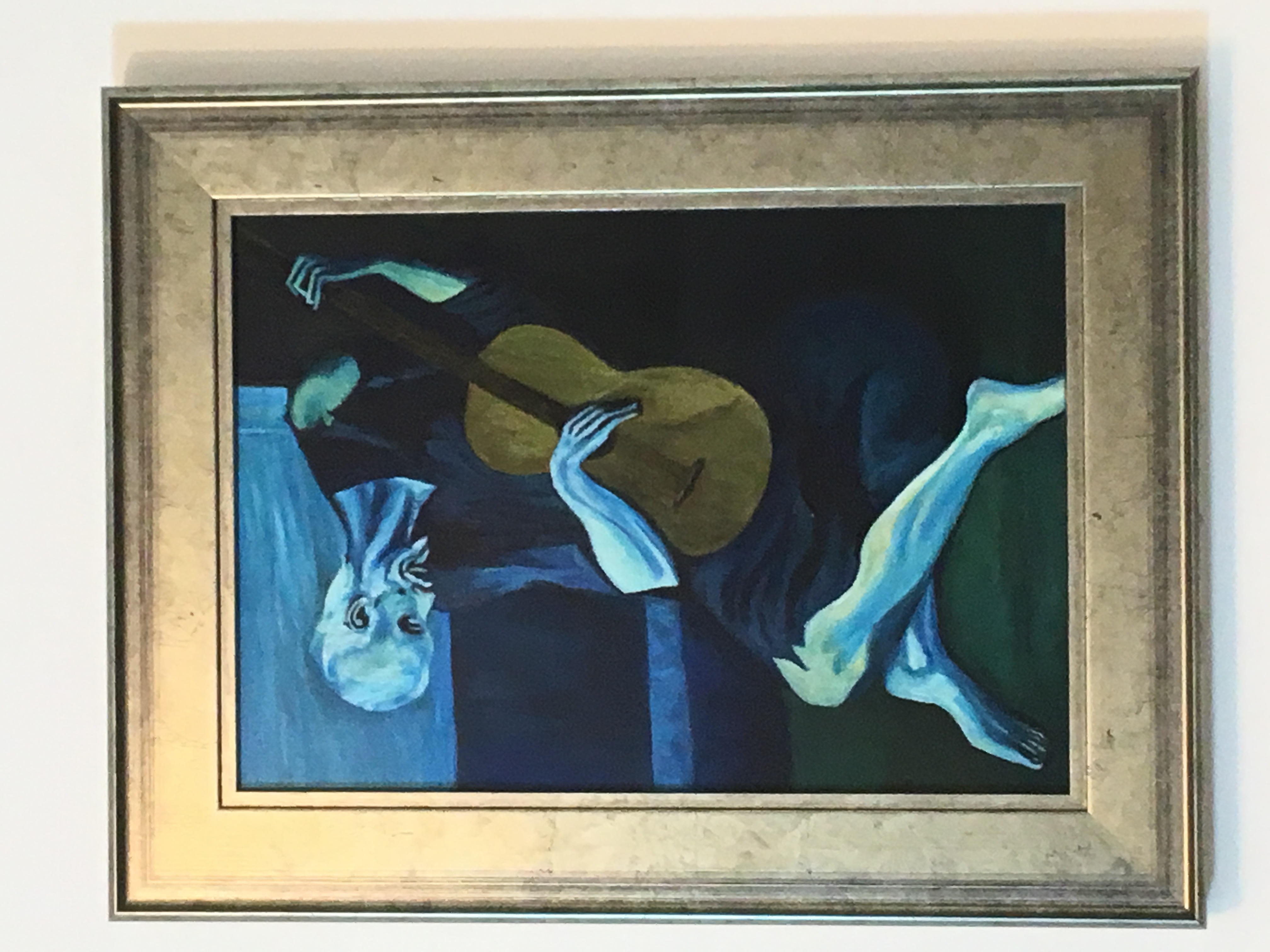 The Old Guitarist Picasso..Matthews
