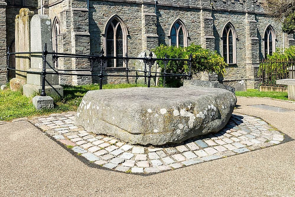St. Patrick‘s alleged Grave in Downpatrick