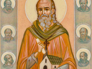 St Finnian, the venerable Abbot of Clonard