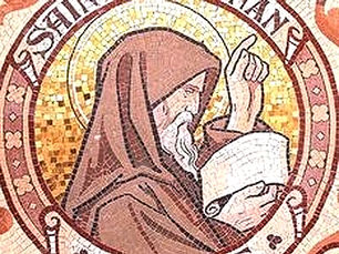 St Adomnan, the Venerable Abbot of Iona in Scotland