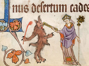 St Dunstan and the battle with the Devil