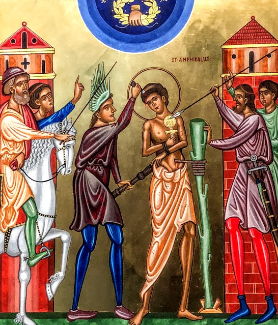 Saint Amphibalus is captured and murdered at Redbourn (Photograph: Patrick Comerford, 2024)