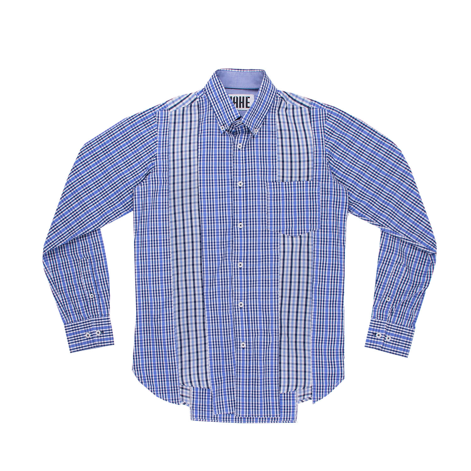 No Matter Market Shirt - Blue Check/Light Blue Check