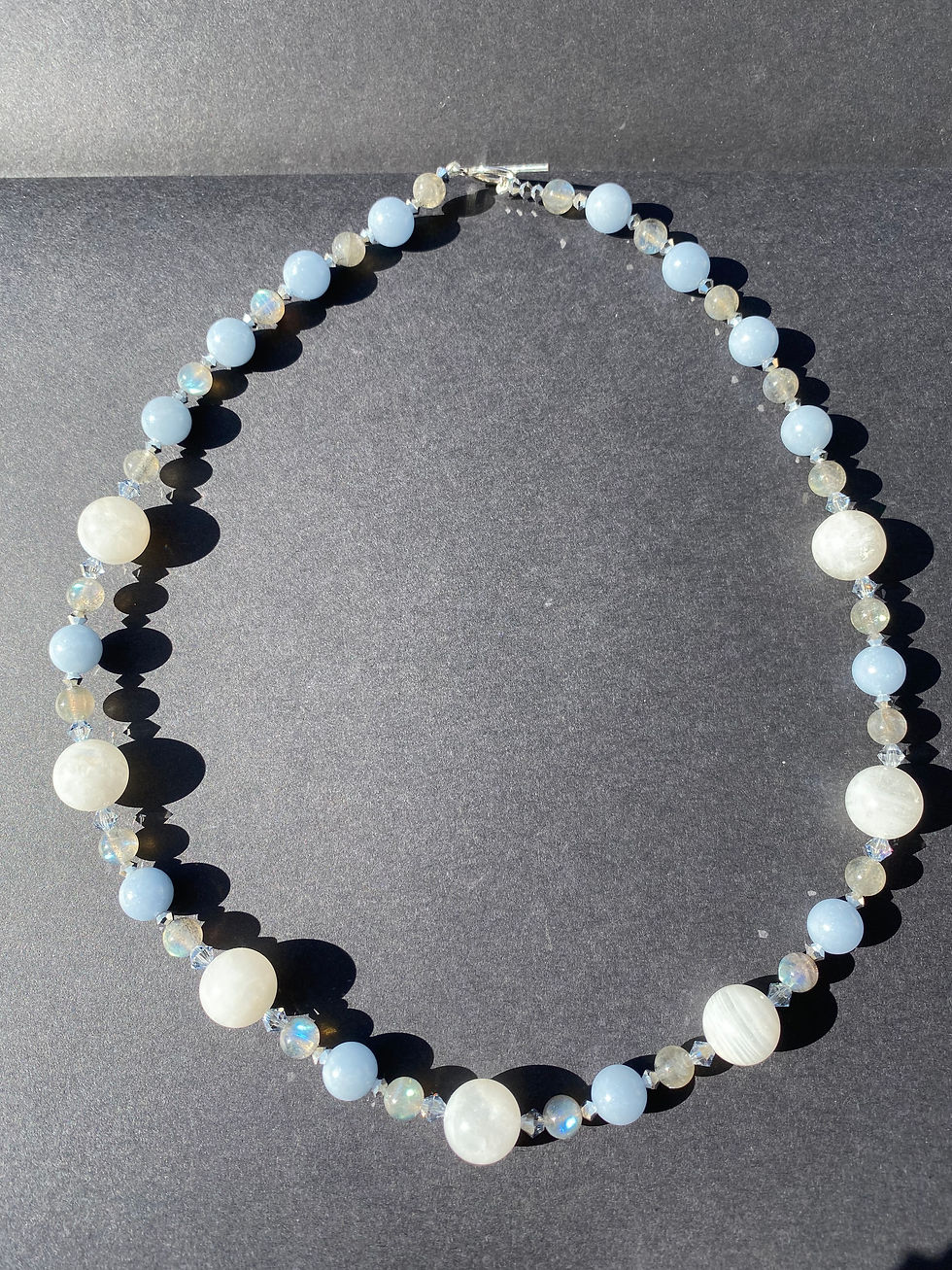 Miniature : Collier Clair Bleu