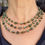 Miniature : Collier Vert et Or 3rangs