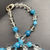Miniature : Collier Sautoir Apatite et Cristal de Roche