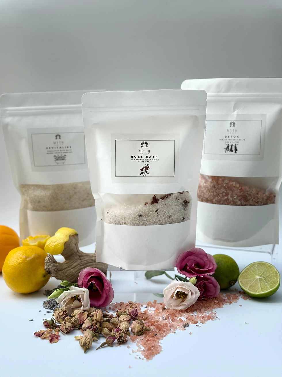 Thumbnail: ROSE BATH- Himalyan Bath Salt Blend