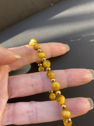 Miniature : Bracelet Oeil de Tigre doré