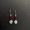 Miniature : Boucles d'oreilles Cristal de Roche et Swarovski