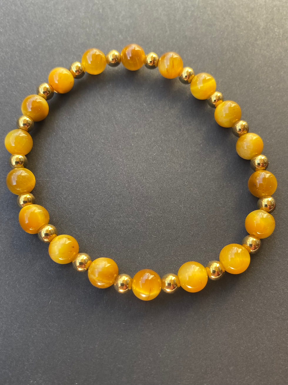 Miniature : Bracelet Oeil de Tigre doré
