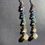Miniature : Boucles d'oreilles Fluorite argent