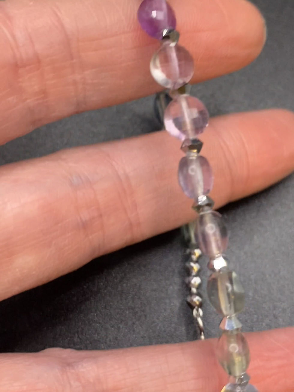 Miniature : Bracelet Fluorite multicolore