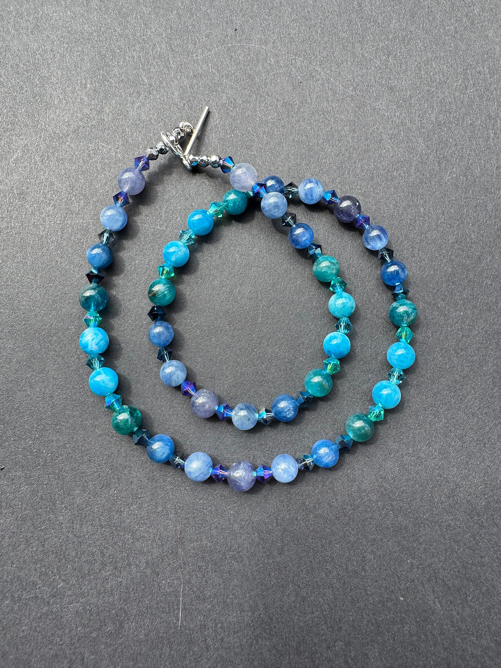 Miniature : Collier Multi Blue 