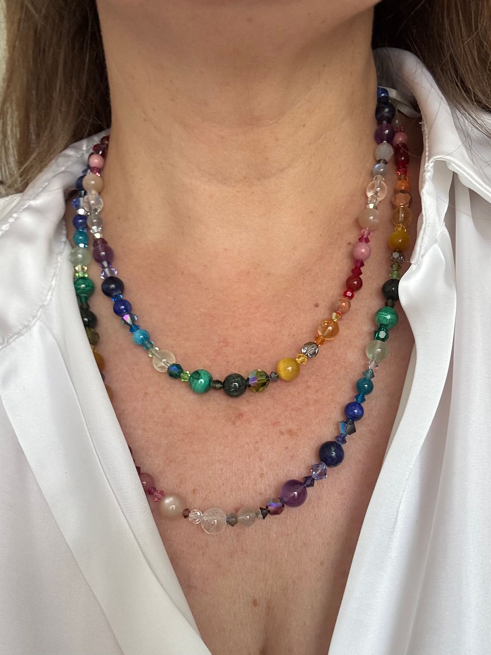 Miniature : Collier Sautoir Rainbow II