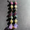 Miniature : Boucles d'oreilles Tourmaline Violine