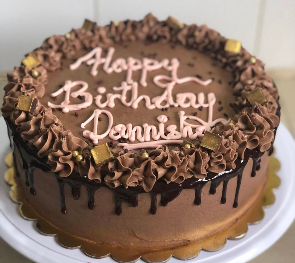 Simple 9” Chocolate Cake