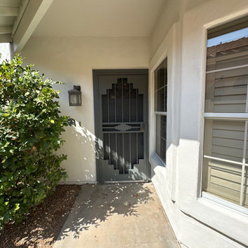 Front entry porch after exterior house painting in Mesa AZ