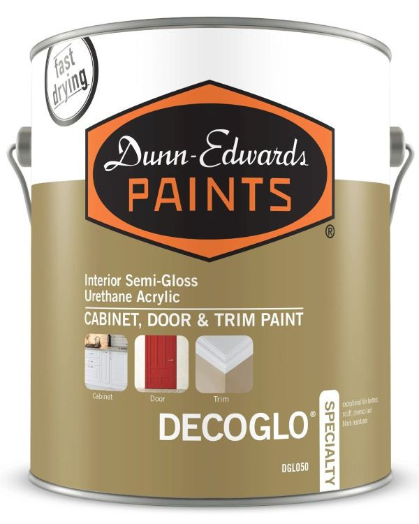 Dunn Edwards DECOGLO is designed for durable cabinet painting