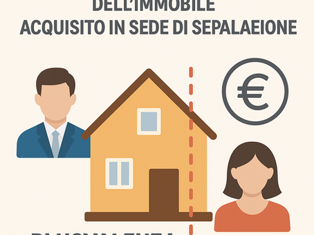Cessione infraquinquennale dell’immobile acquisito in sede di separazione: tassabile la plusvalenza