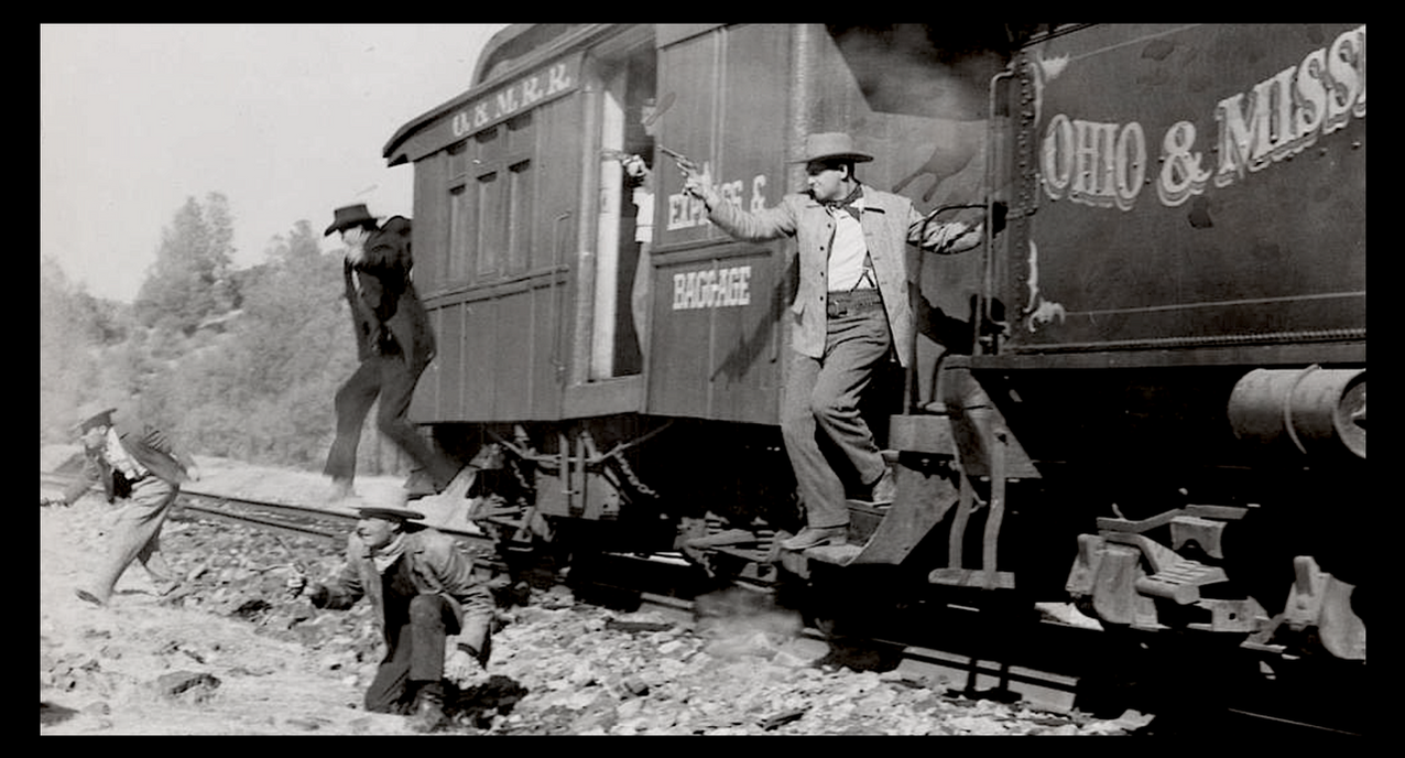 Still from the 1955 film Rage At Dawn