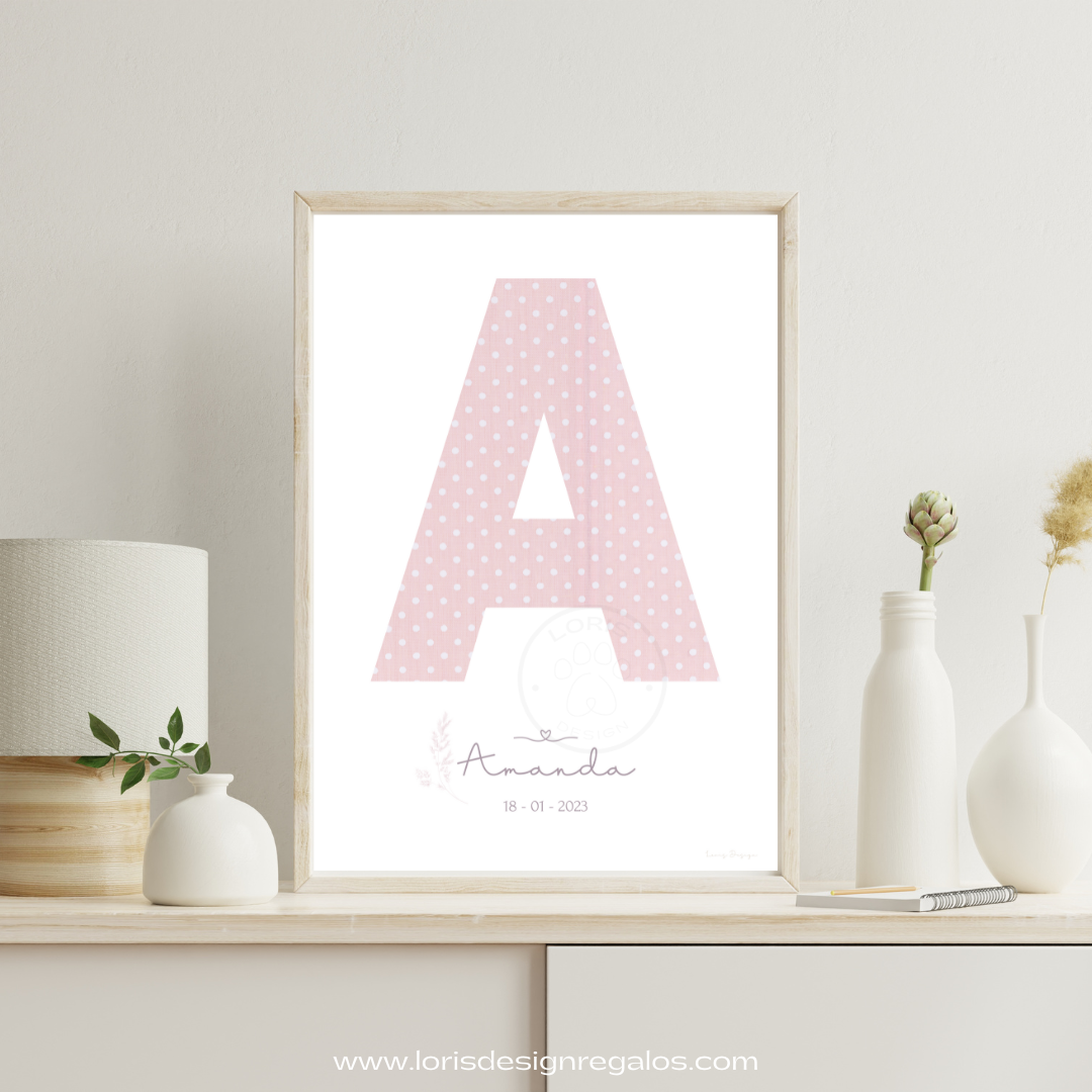 Inicial Topitos Color Rosa