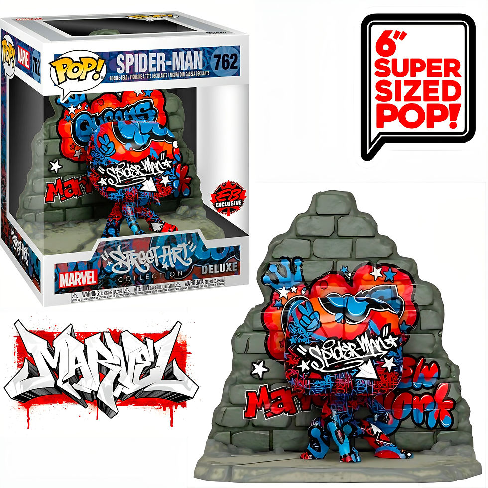 Thumbnail: MARVEL STREET ART #0762 : SPIDER-MAN (DELUXE 6")