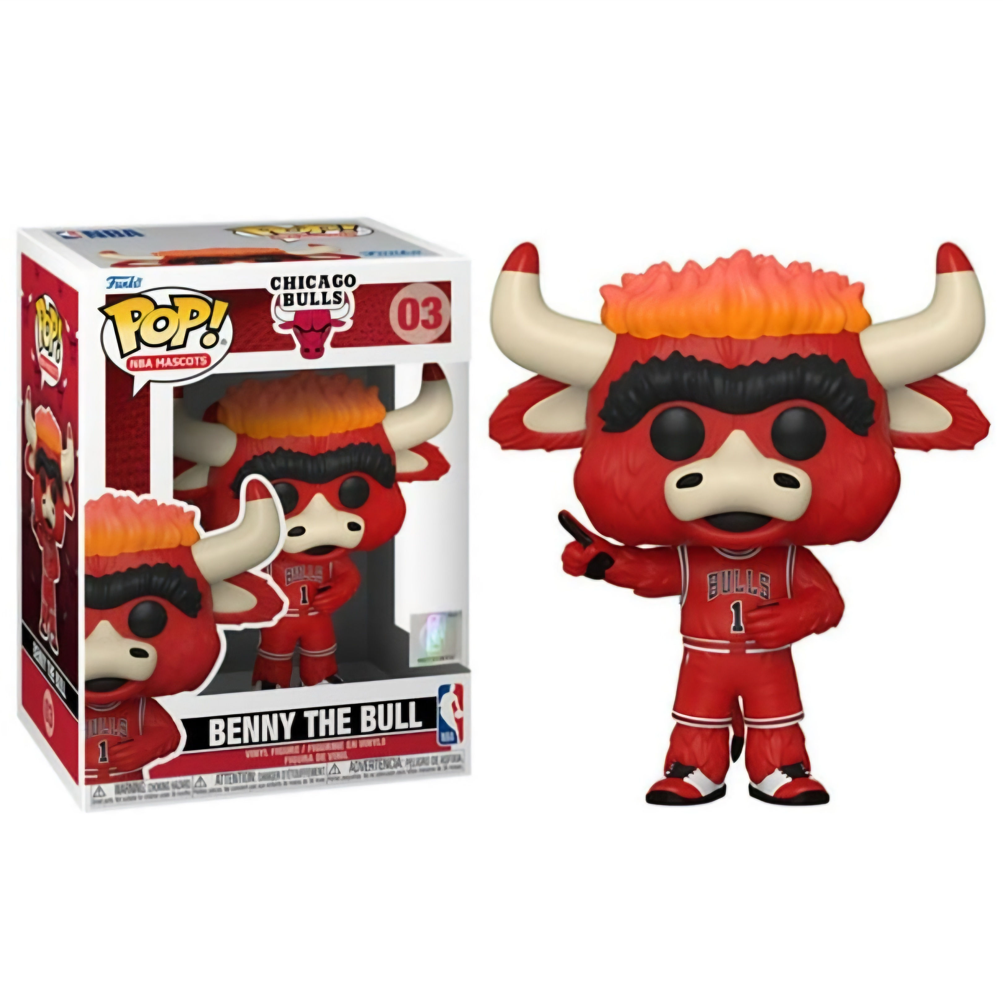 POP SPORTS NBA MASCOTS #0003 : BENNY THE BULL