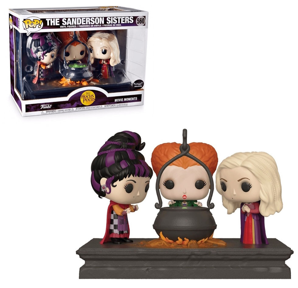 Thumbnail: HOCUS POCUS #0560 : THE SANDERSON SISTERS W/ CAULDRON